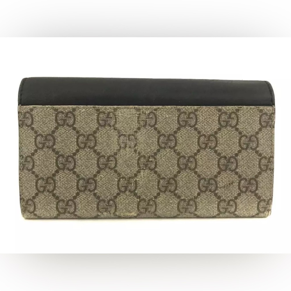 Authentic GUCCI GG Supreme PVC Long Bifold Wallet - Picture 5 of 14